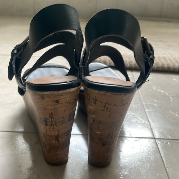 BLACK CORCK WEDGES! Size: 6! From target! - Picture 5 of 9